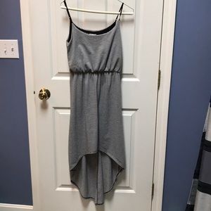 Comfy striped high low dress